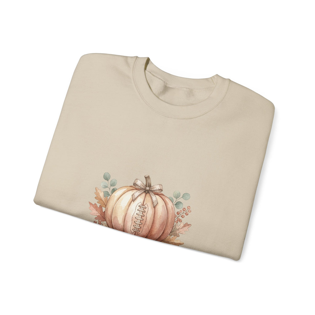 Floral Football Pumpkin Sweatshirt | Football Sundays