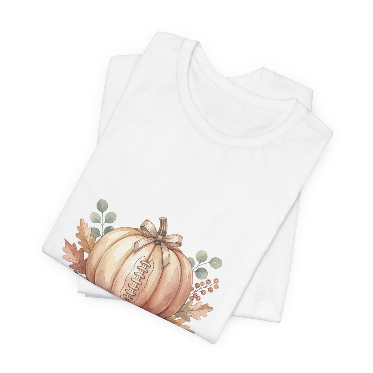 Pumpkin Football Illustration Tee | Football Sundays, Fall Season