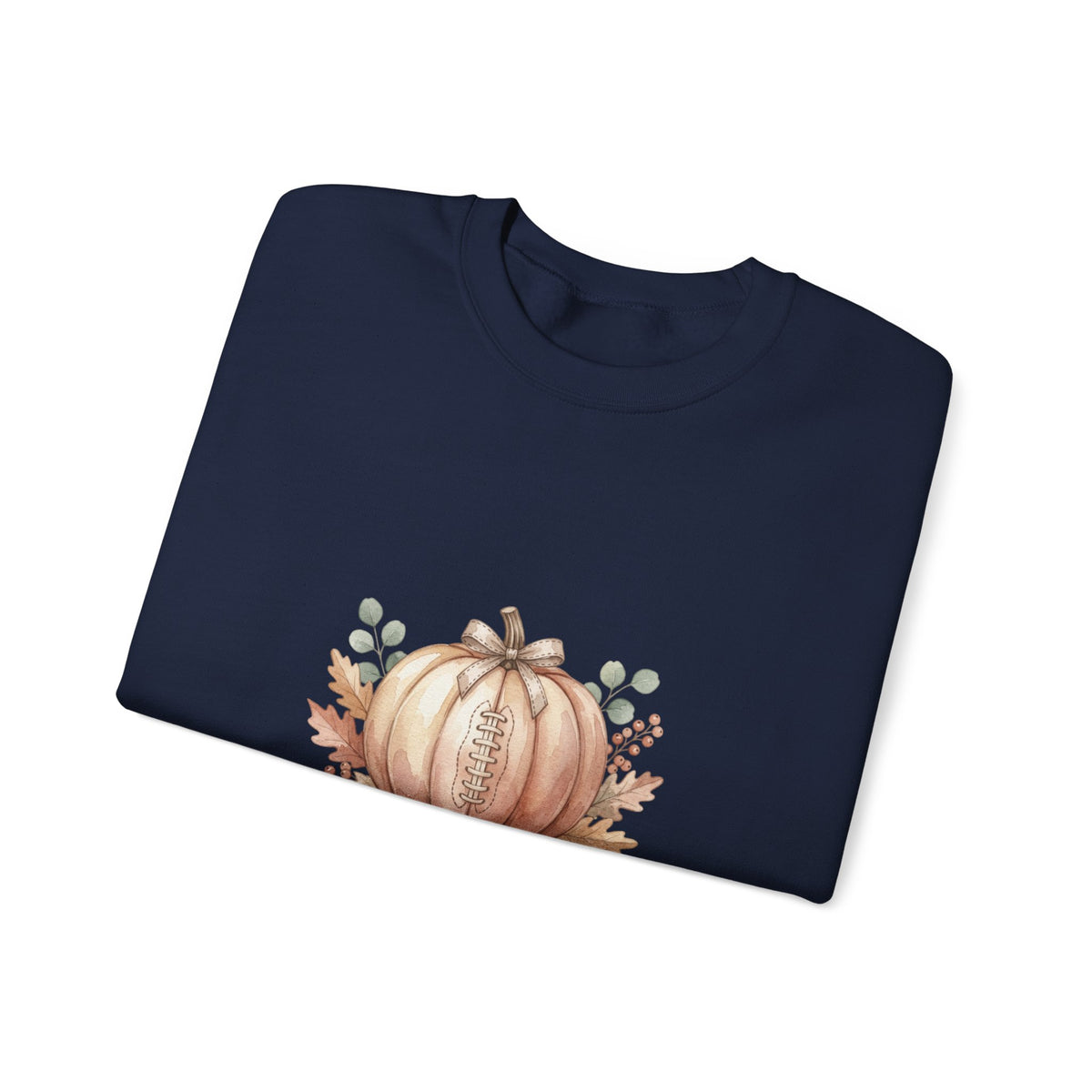 Floral Football Pumpkin Sweatshirt | Football Sundays