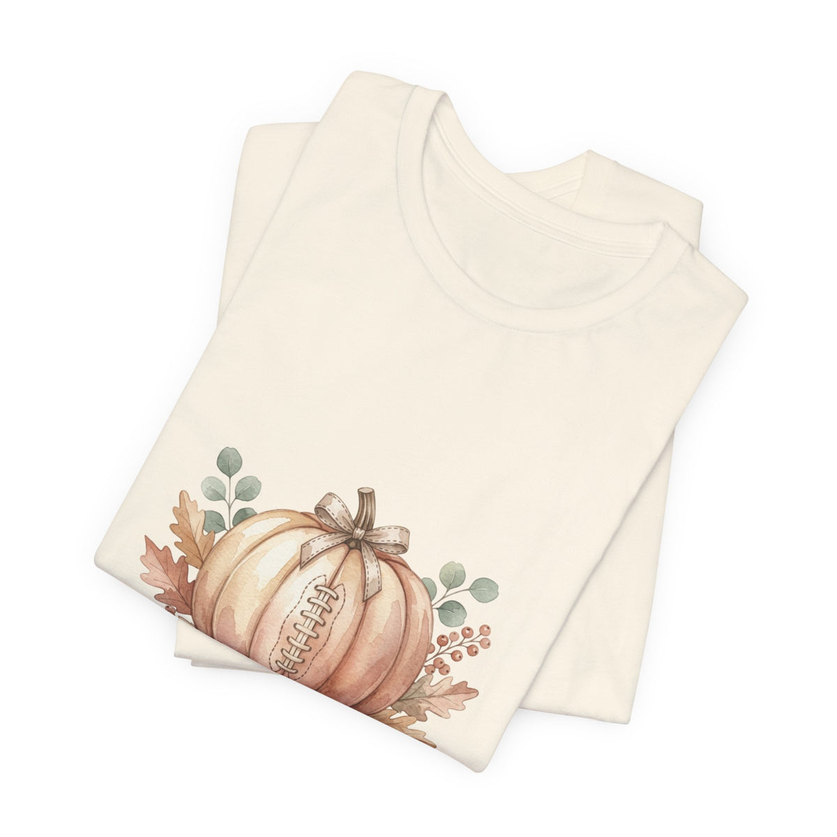 Pumpkin Football Illustration Tee | Football Sundays, Fall Season