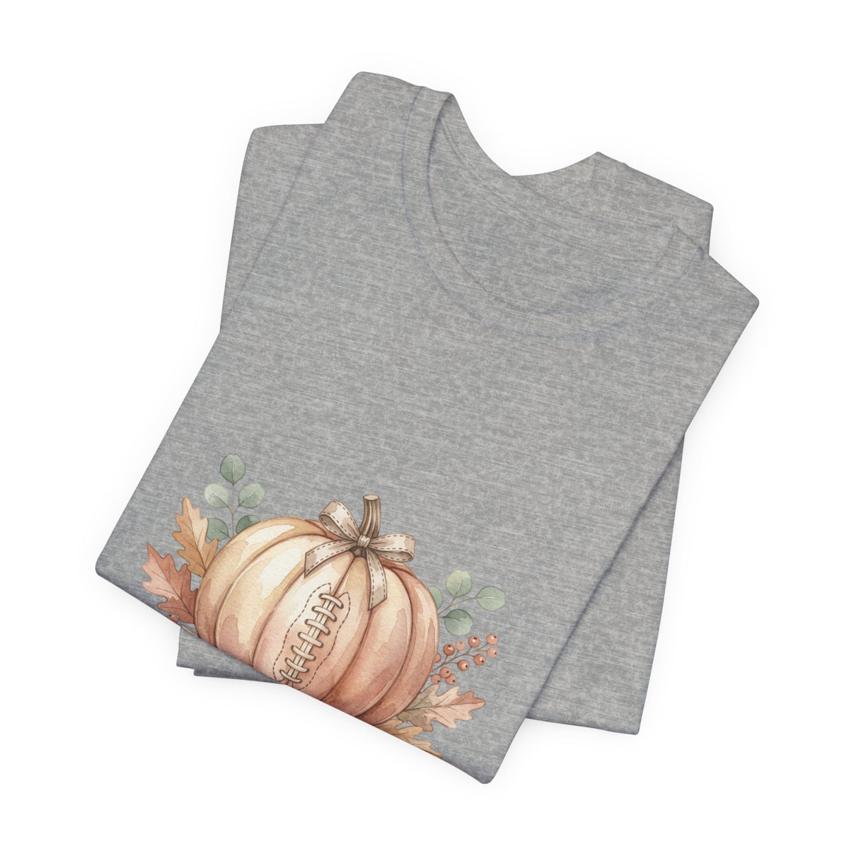 Pumpkin Football Illustration Tee | Football Sundays, Fall Season