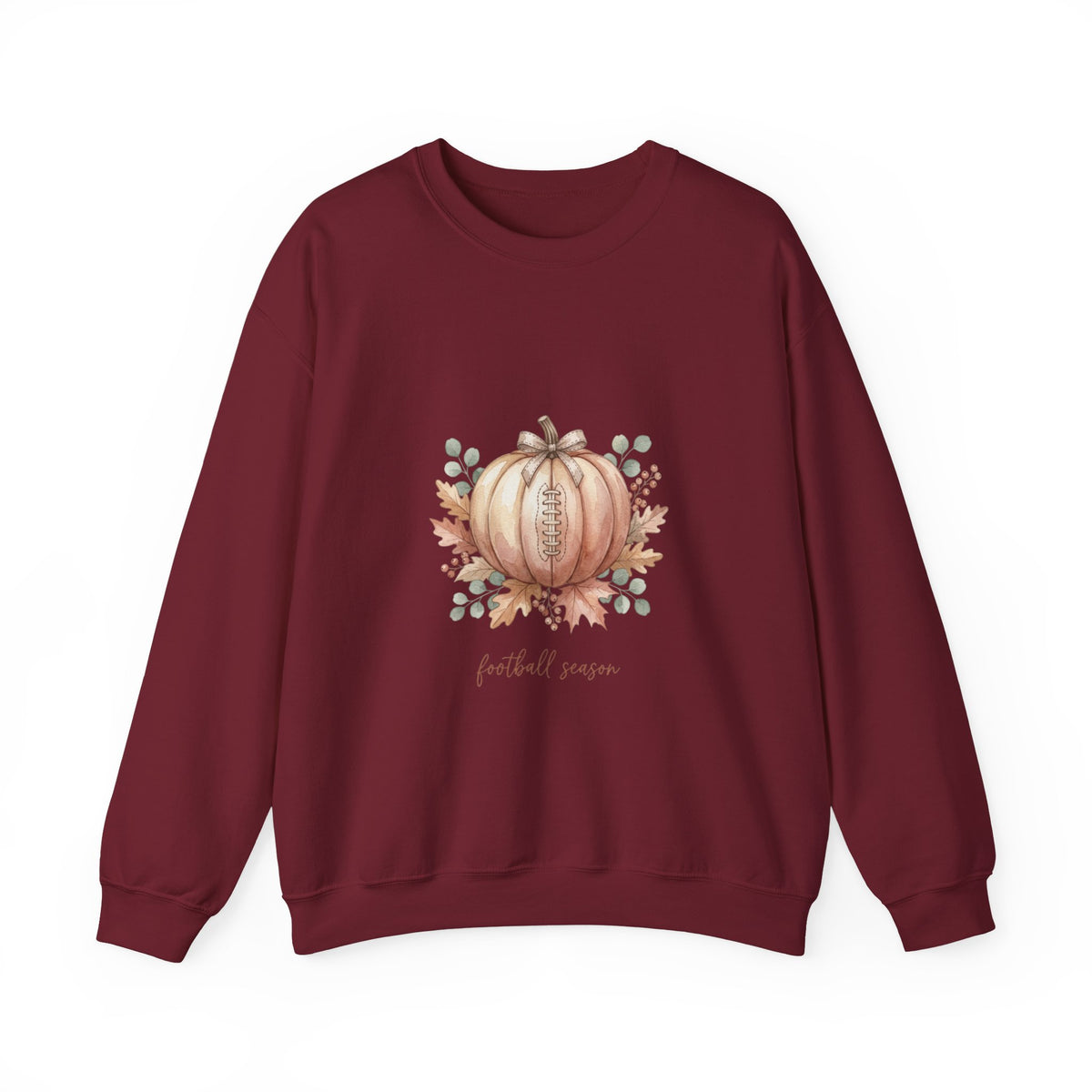 Floral Football Pumpkin Sweatshirt | Football Sundays