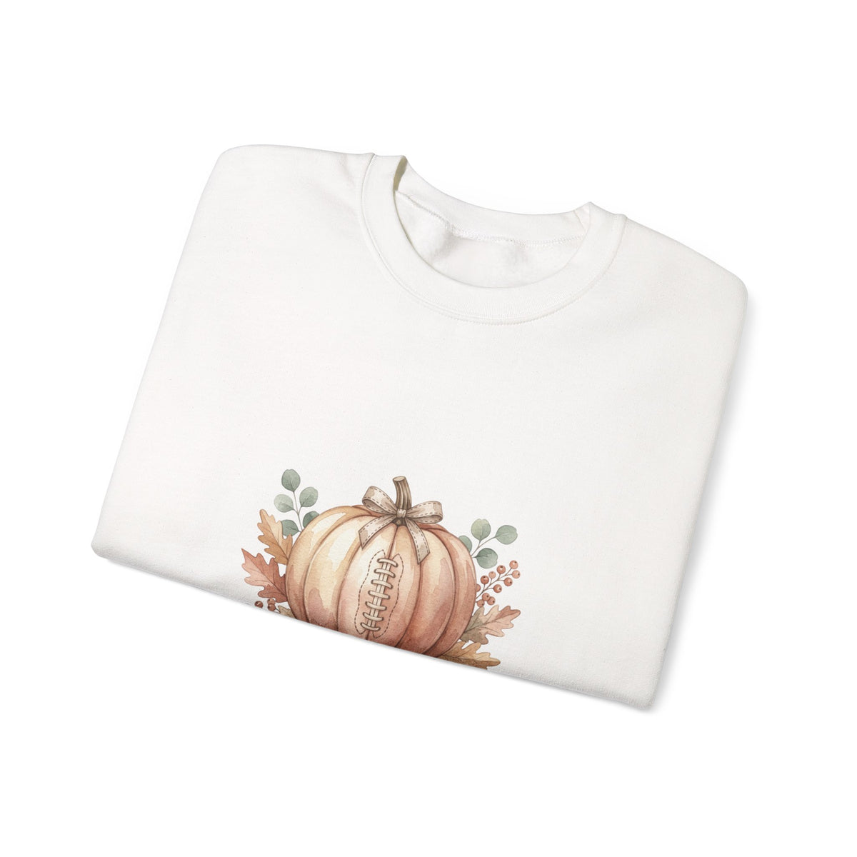 Floral Football Pumpkin Sweatshirt | Football Sundays
