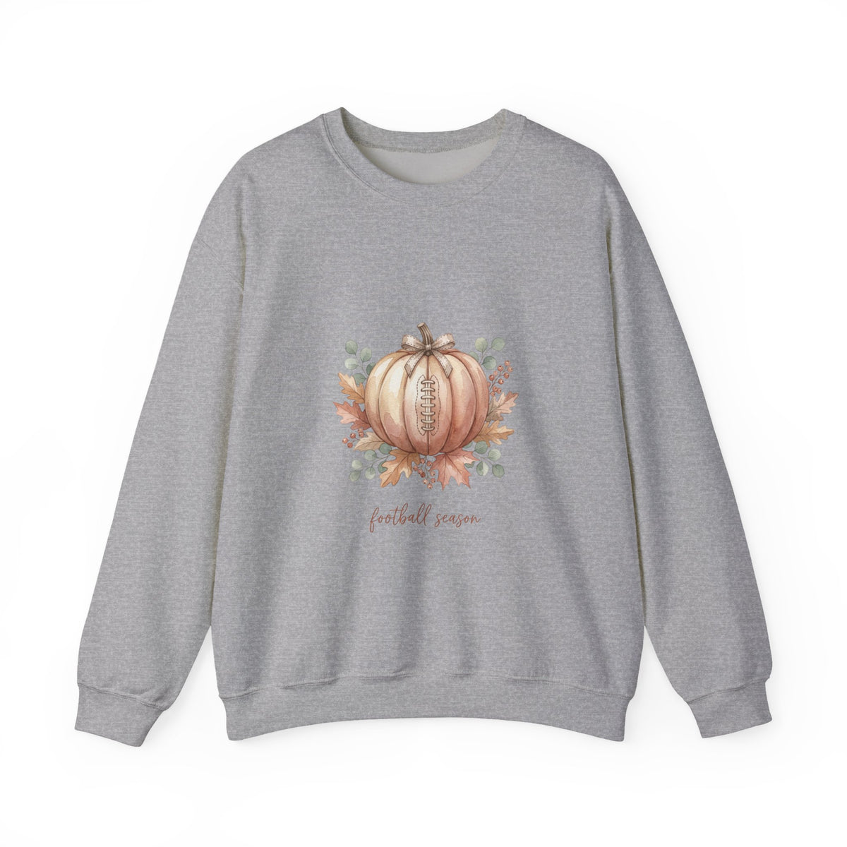 Floral Football Pumpkin Sweatshirt | Football Sundays