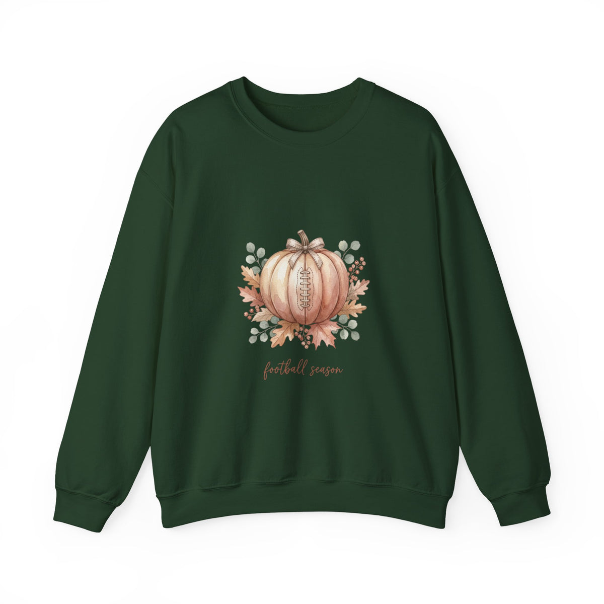 Floral Football Pumpkin Sweatshirt | Football Sundays