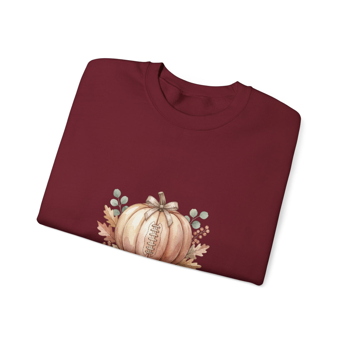Floral Football Pumpkin Sweatshirt | Football Sundays