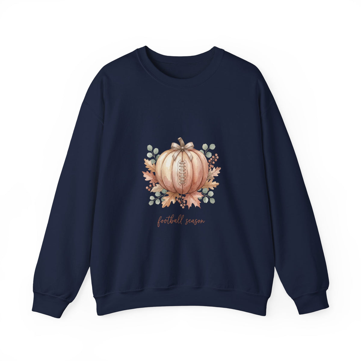 Floral Football Pumpkin Sweatshirt | Football Sundays