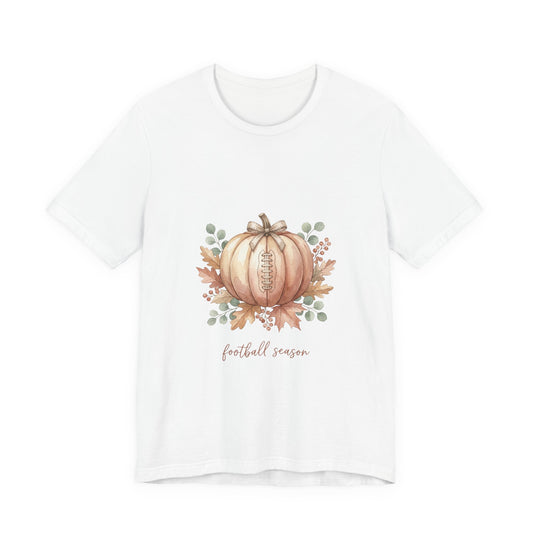 Pumpkin Football Illustration Tee | Football Sundays, Fall Season