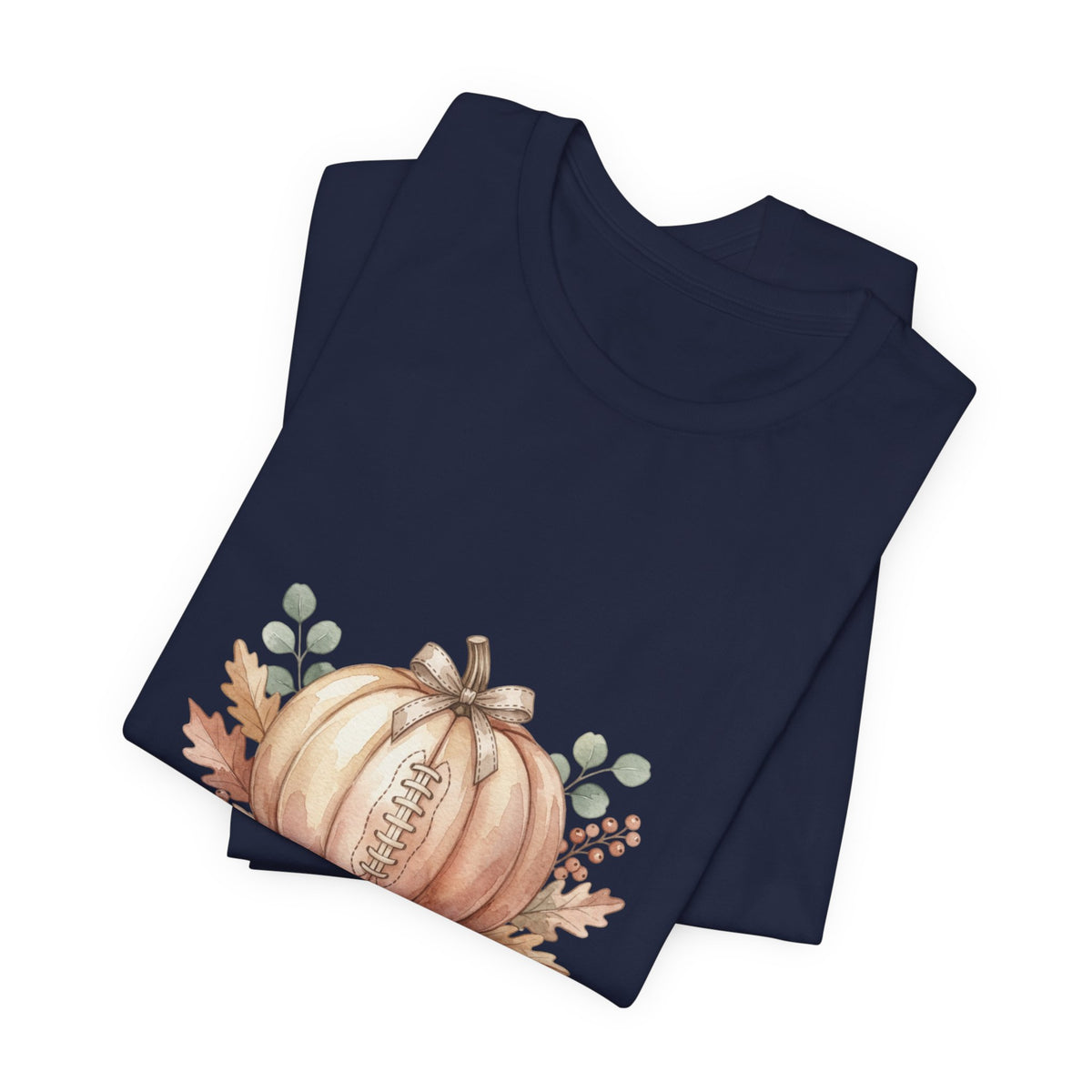 Pumpkin Football Illustration Tee | Football Sundays, Fall Season