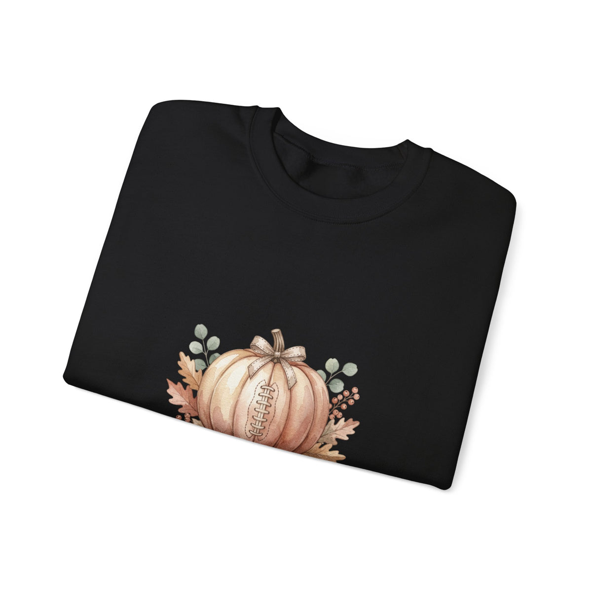 Floral Football Pumpkin Sweatshirt | Football Sundays