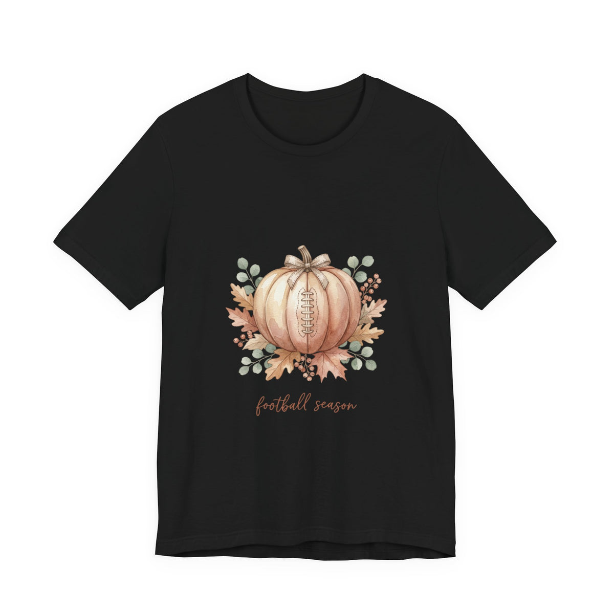 Pumpkin Football Illustration Tee | Football Sundays, Fall Season
