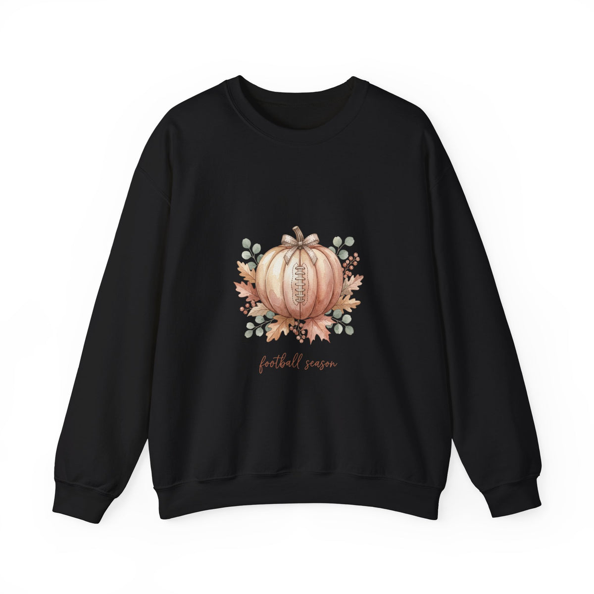 Floral Football Pumpkin Sweatshirt | Football Sundays