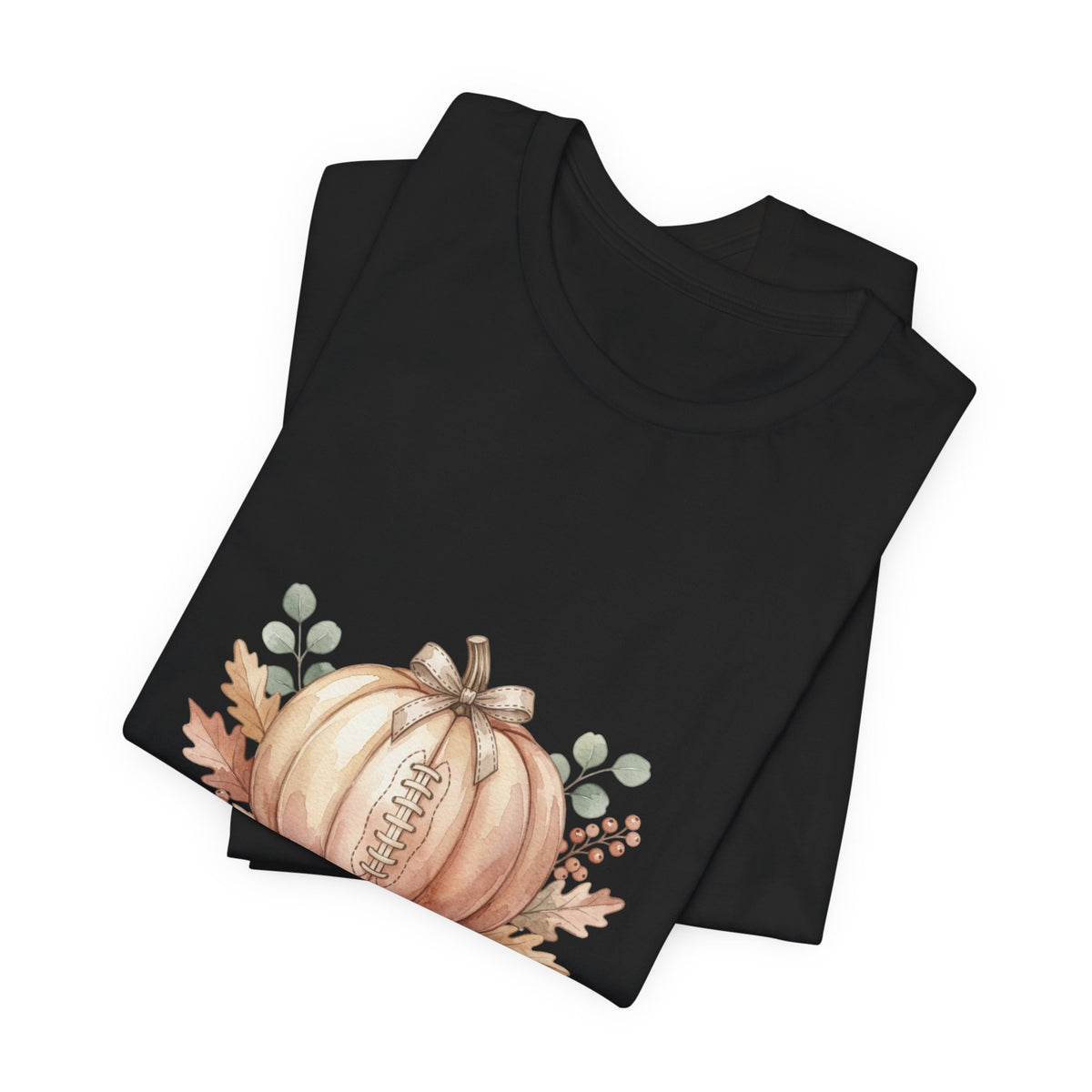 Pumpkin Football Illustration Tee | Football Sundays, Fall Season