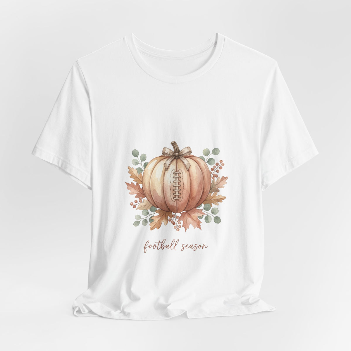 Pumpkin Football Illustration Tee | Football Sundays, Fall Season