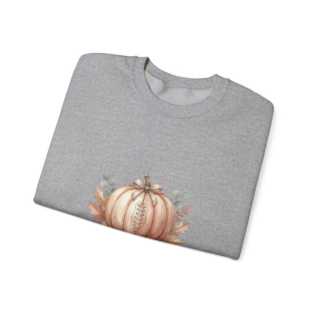 Floral Football Pumpkin Sweatshirt | Football Sundays