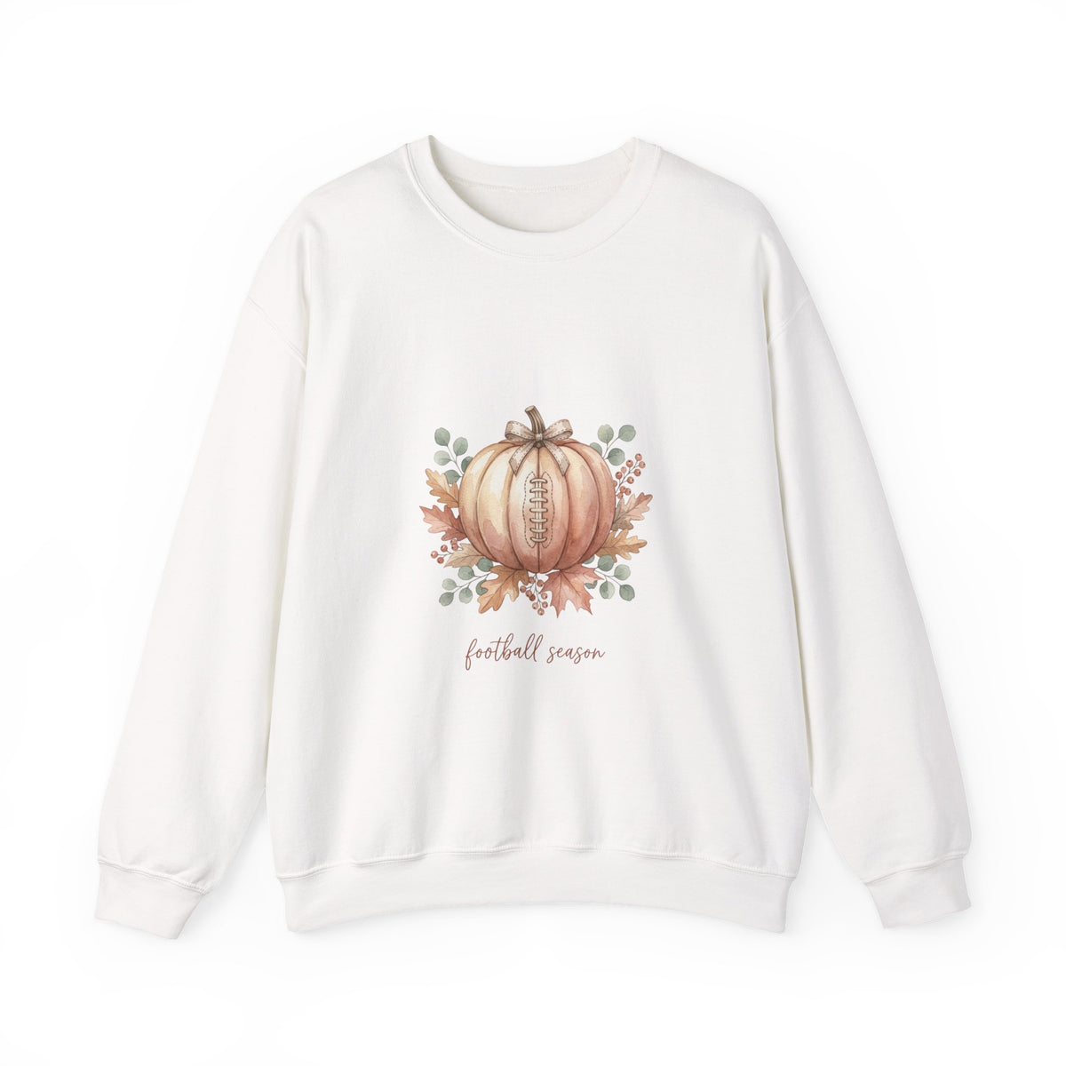 Floral Football Pumpkin Sweatshirt | Football Sundays
